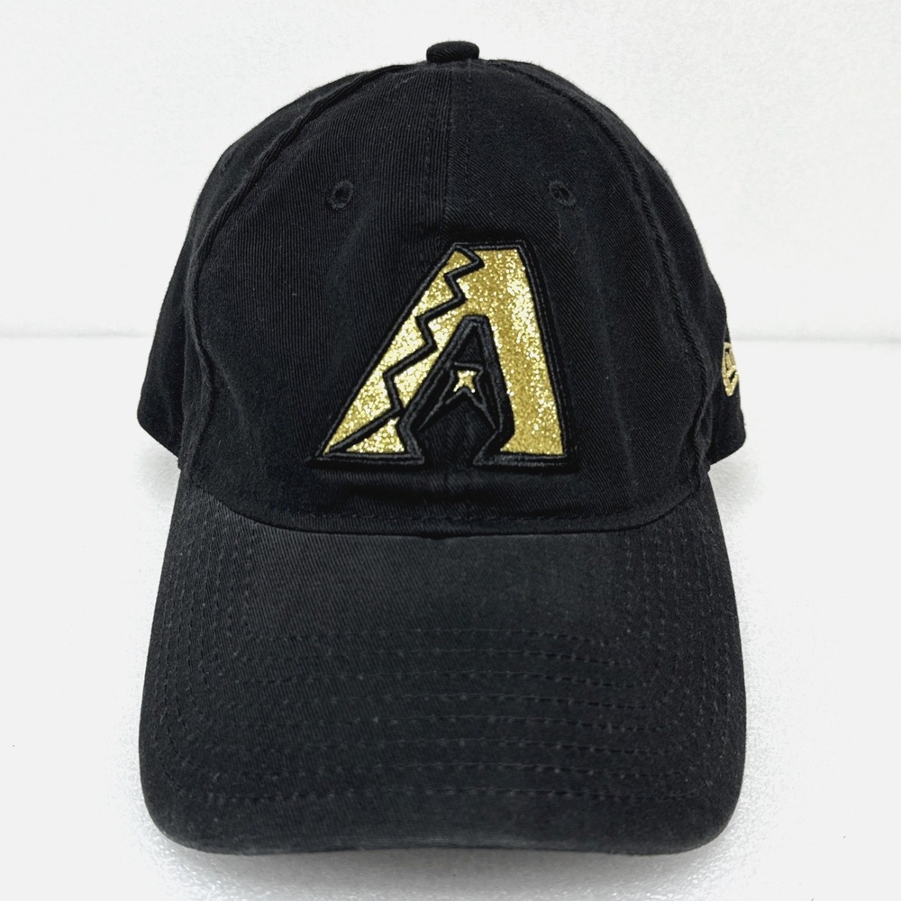 Arizona Diamondbacks MLB Women's Glimmery‎ Team Black Adjustable Hat -9Twenty